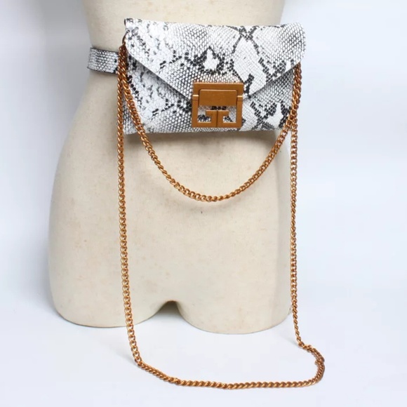 NEW MODENA Leather Belt Bag Crossbody Shoulder - Picture 4 of 8